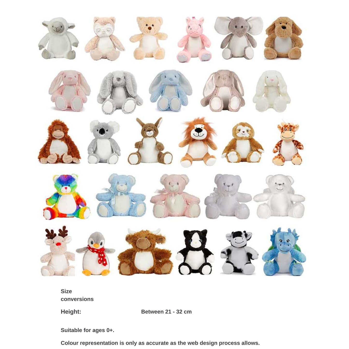 Soft plush mini animal
