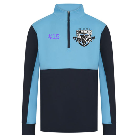 Children's 1/4 zip team tracksuit top  BB