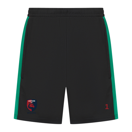 Children's knitted team shorts Aston U7