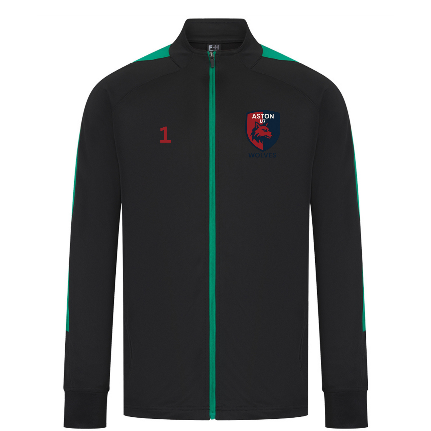 Children's knitted tracksuit top Aston U7s